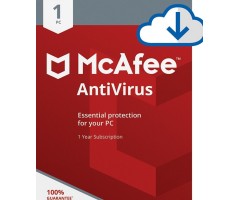 McAfee Antivirus Plus 1 User 1 Year