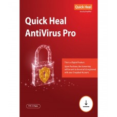 Quick Heal Antivirus Pro (1 User, 1 Year) Activation Key (Email Delivery) Renewal