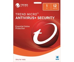 Trend Micro Antivirus+ Security (1 User, 1 Year) Activation Key (Email Delivery)