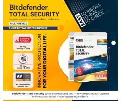 Bitdefender Total Security (1 User, 2 Year) Multi Device Key